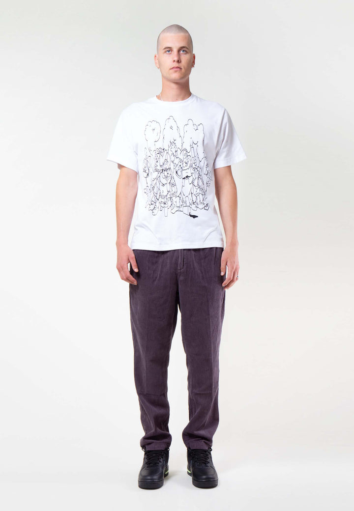 Relaxo Cord Pant - shadow