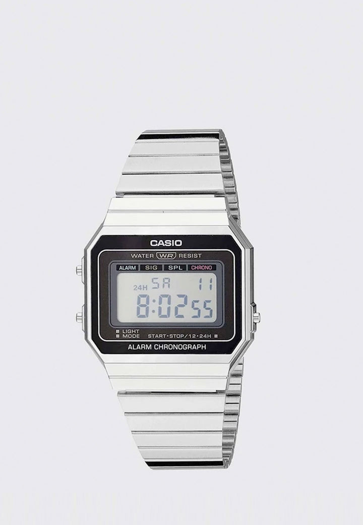  Casio Men's A700W-1ACF Classic Digital Display Quartz Silver  Watch : Clothing, Shoes & Jewelry