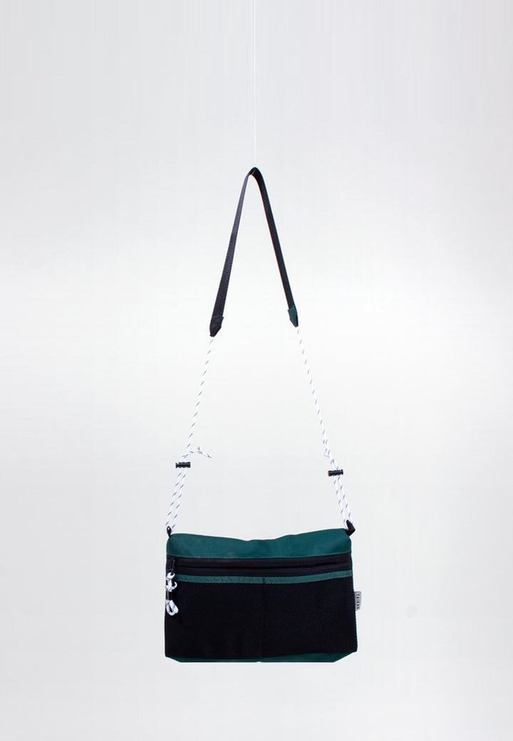 Sacoche Bag Small - green/black mesh