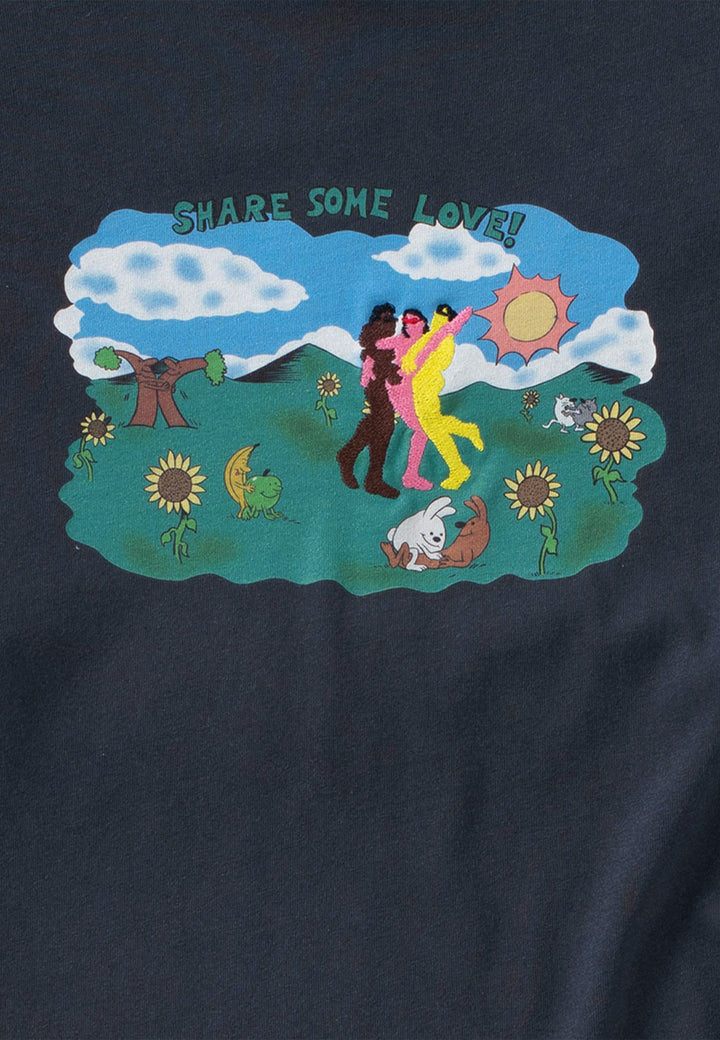 Share Some Love T-Shirt - Washed Black