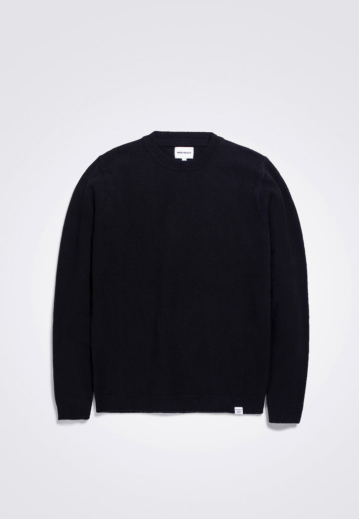 Sigfred Lambswool Sweater - Black