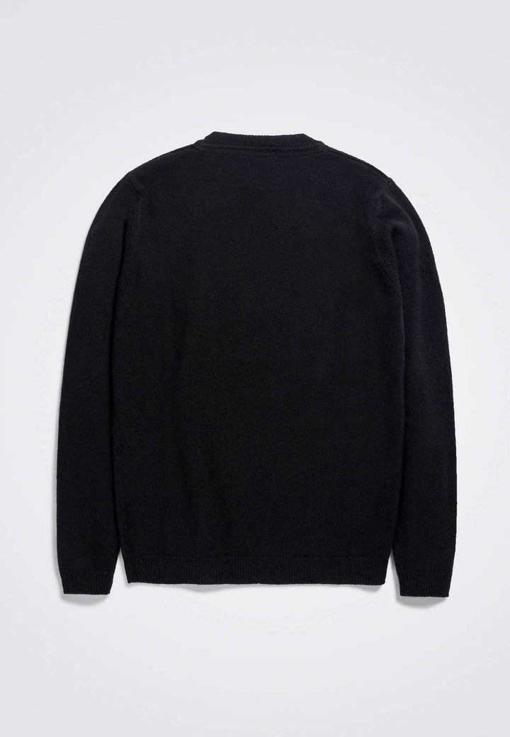 Sigfred Lambswool Sweater - Black