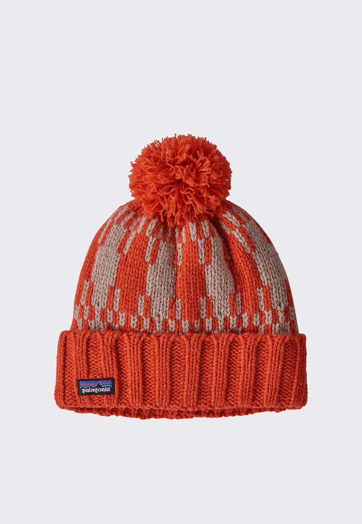 Snowbelle Beanie - nordic cabin knit/paintbrush red
