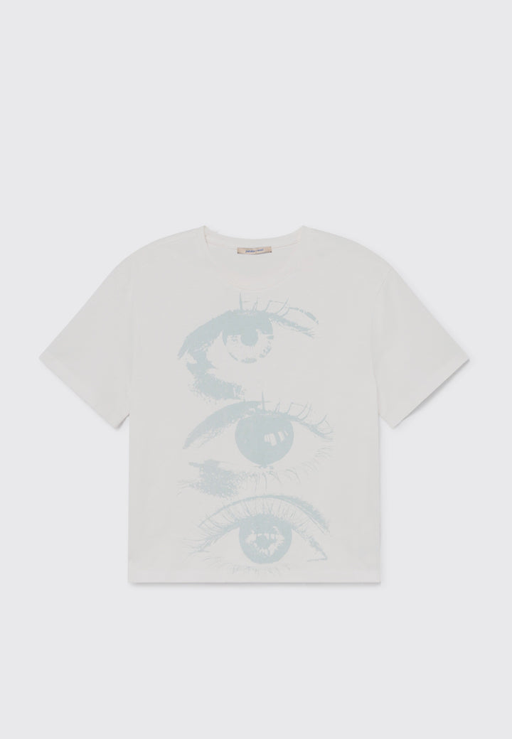 Souvenir Crystal T-Shirt - Ecru