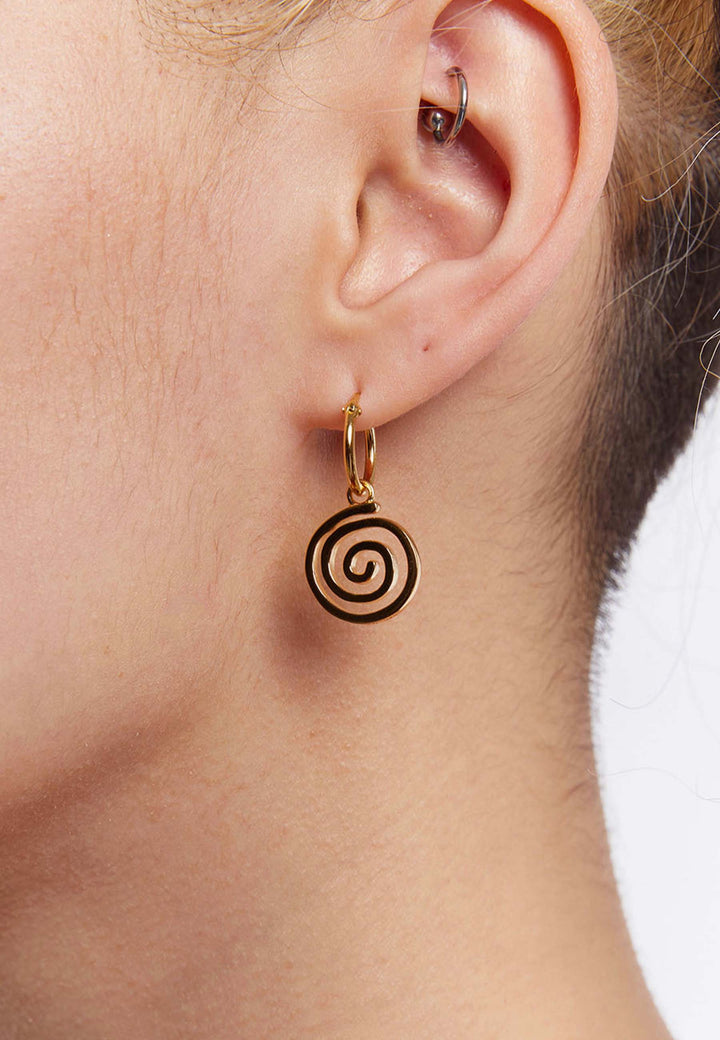 Spiral Earring - Gold