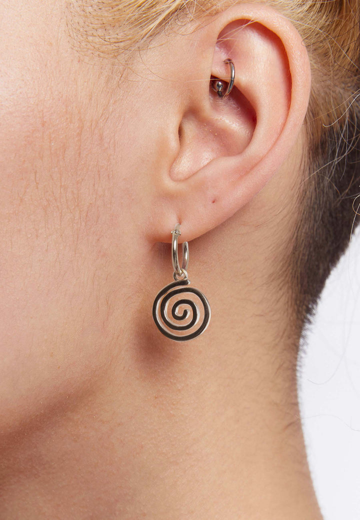 Spiral Earring - silver