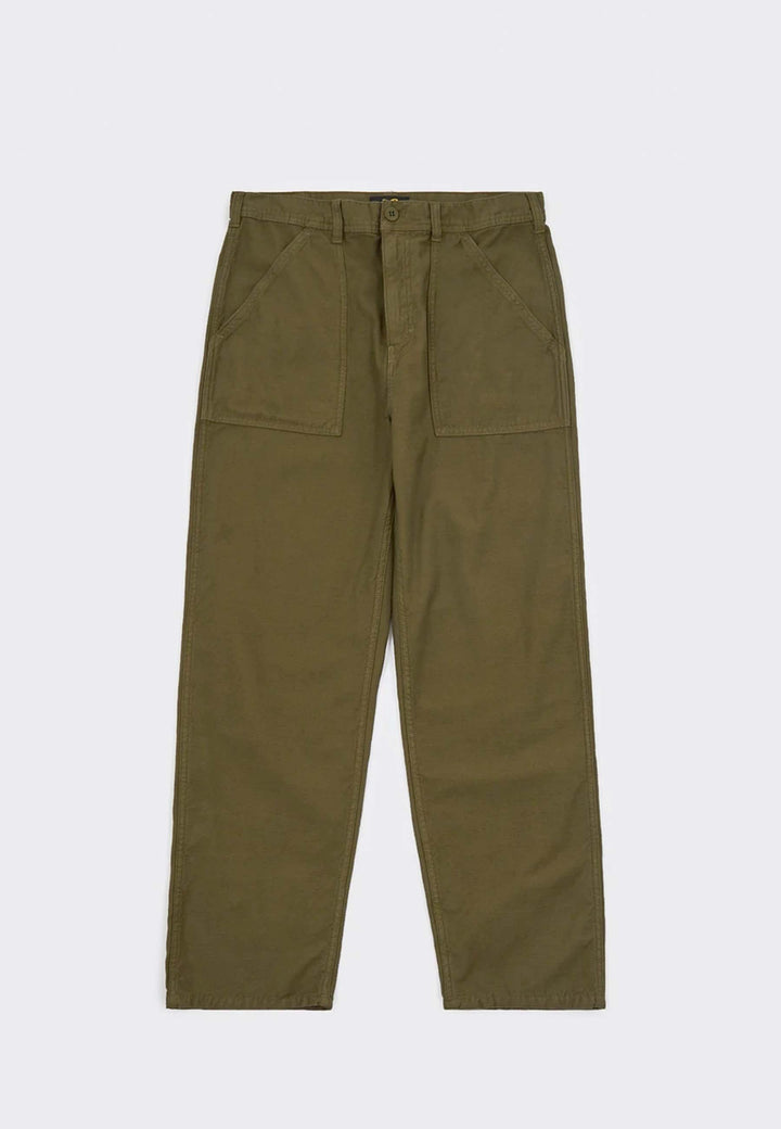 Fat Pant - Olive Sateen