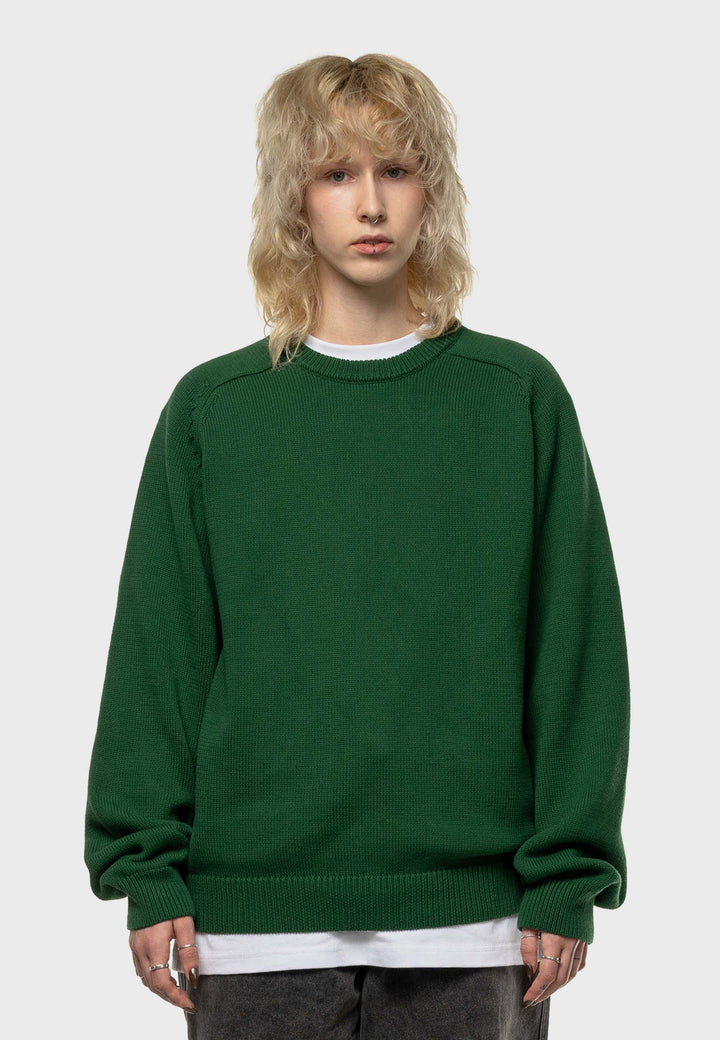 Knit Sweater - Forest Green