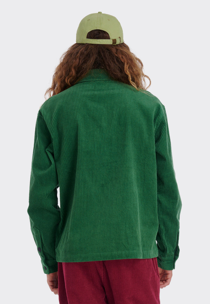 Trademark Wide Wale Snap Shirt - green