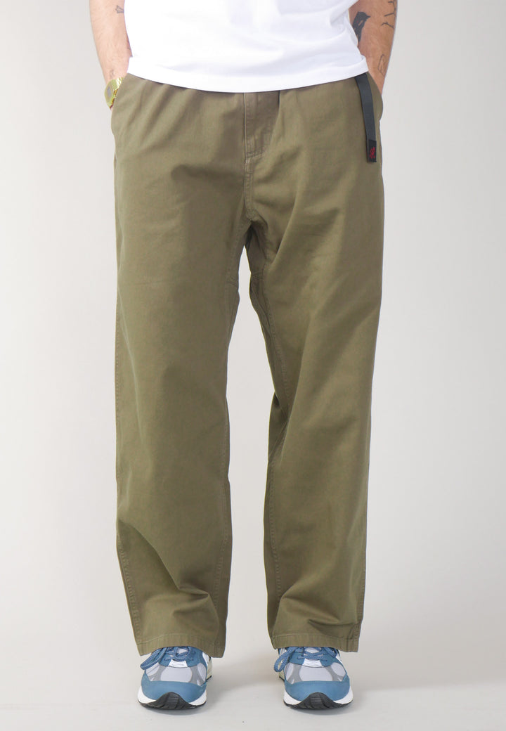Wide Pants - Olive Twill