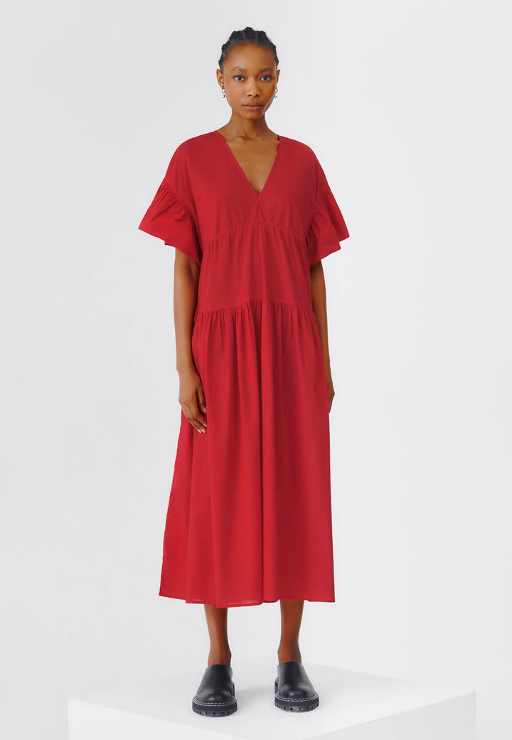 Theory Dress - red