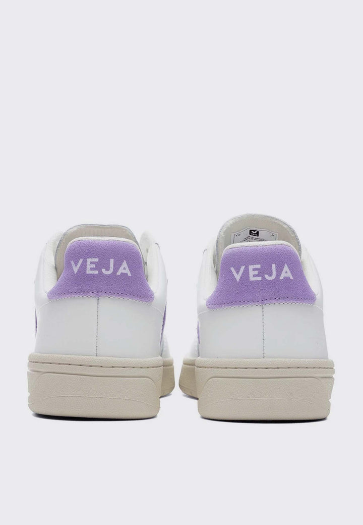 V12 Leather - extra white / lavender