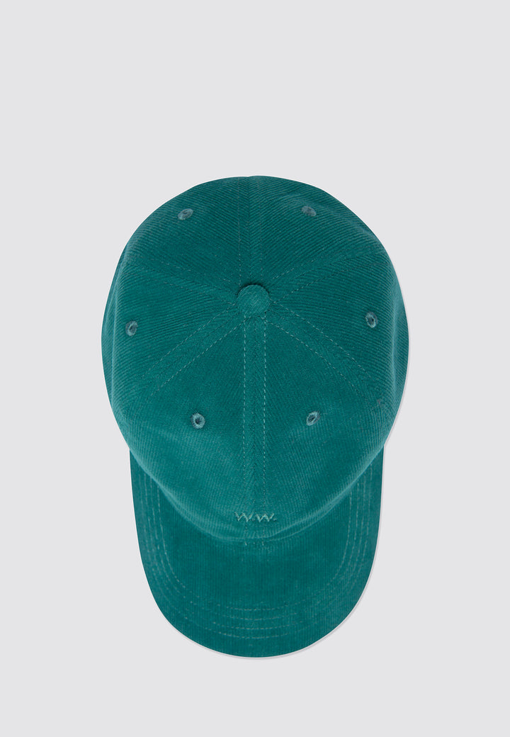 Low Profile Corduroy Cap - emerald green