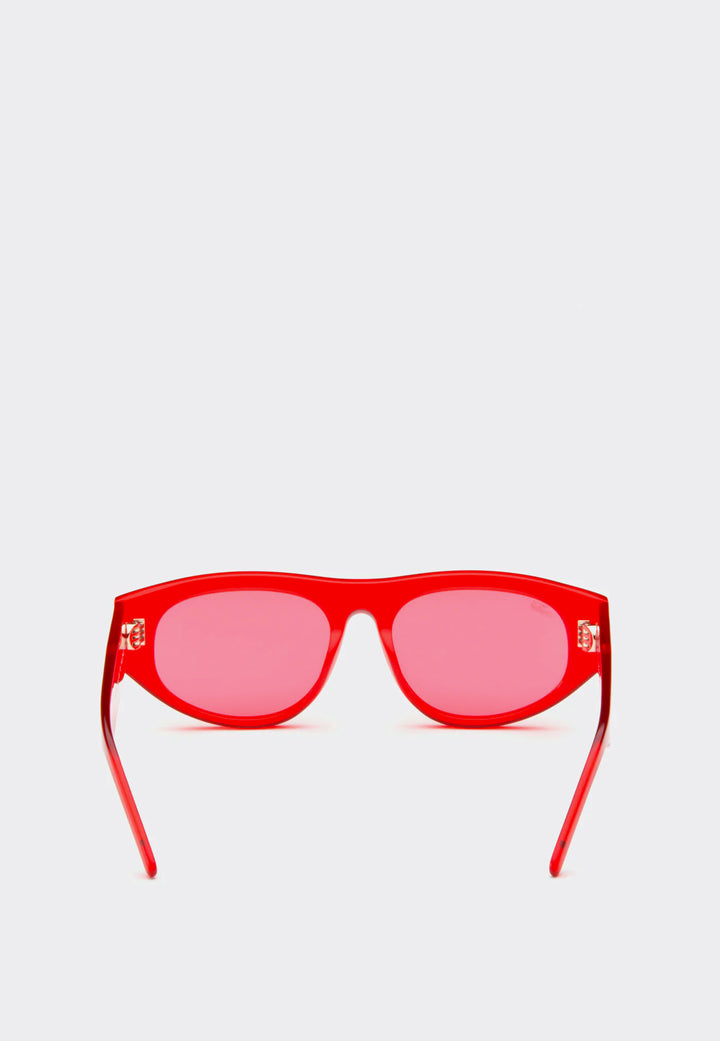 X Bricks & Wood Halldale Sunglasses - Red/Red