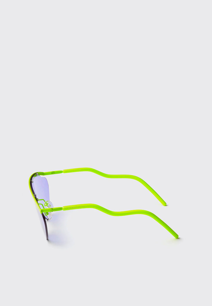 X Rokit Aero Sunglasses - Volt Frame/Violet Blue Lens