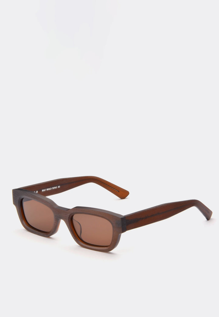 Zed Raw Sunglasses - brown/brown