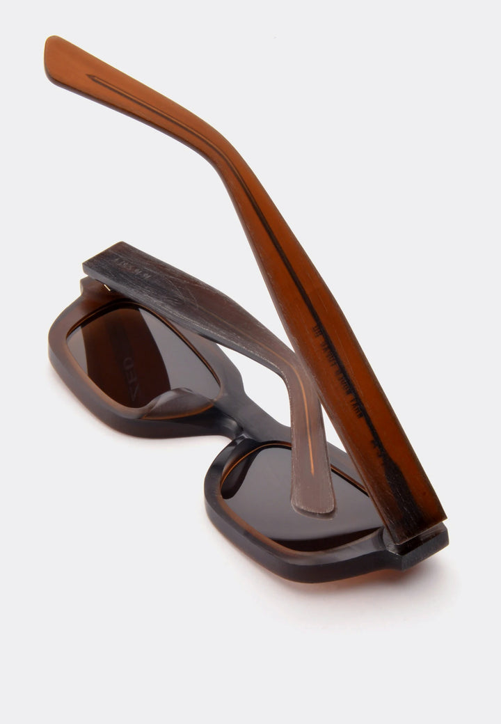 Zed Raw Sunglasses - brown/brown