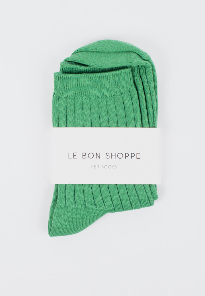 Le Bon Shoppe | Her Socks Solid - Jade | Good As Gold, NZ