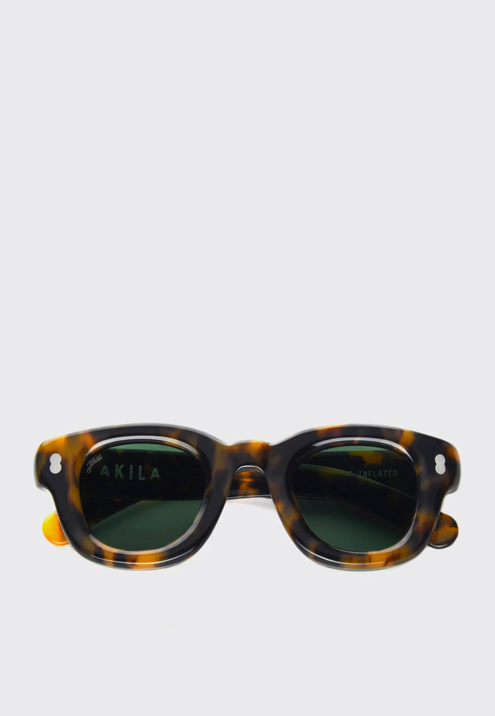 Apollo Inflated Sunglasses - Havana / Green