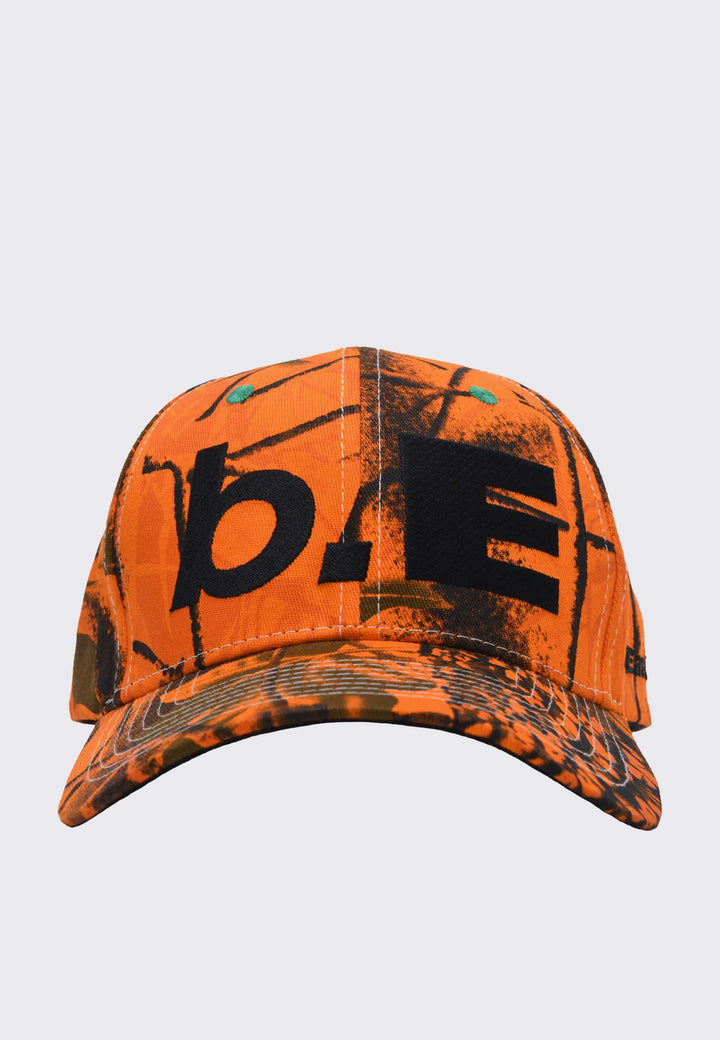 b.E Hat - Orange Camo