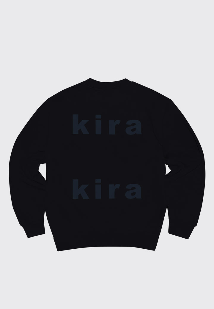 Kira-Kira Crew Neck Sweater - Black
