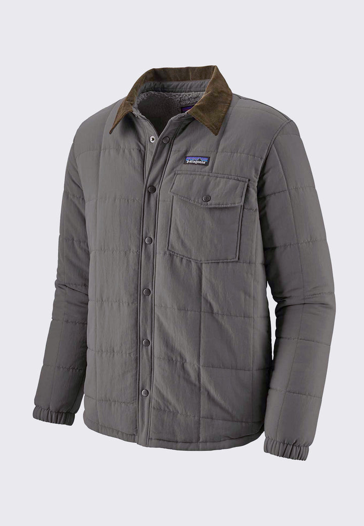 Isthmus Quilted Shirt Jacket - forge grey
