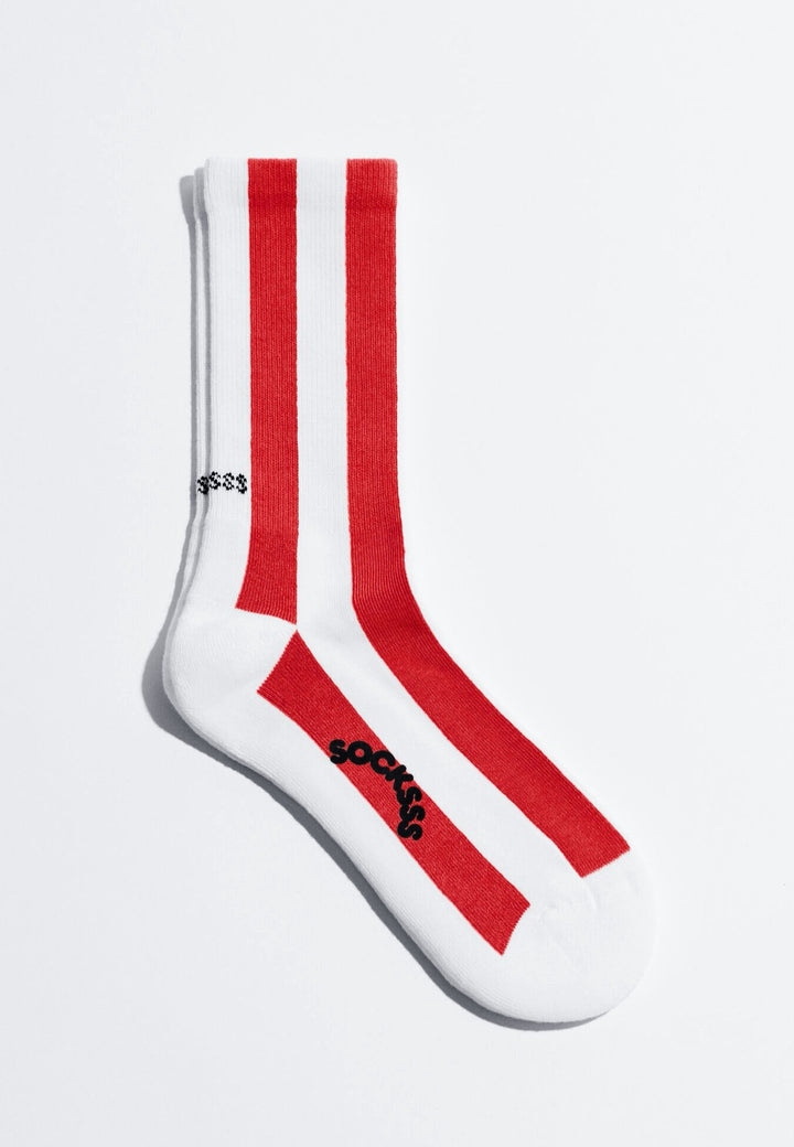 Tennis Stripe Socks - polka