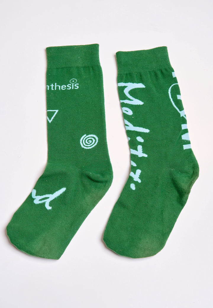 Photosynthesis Dress Socks - spruce
