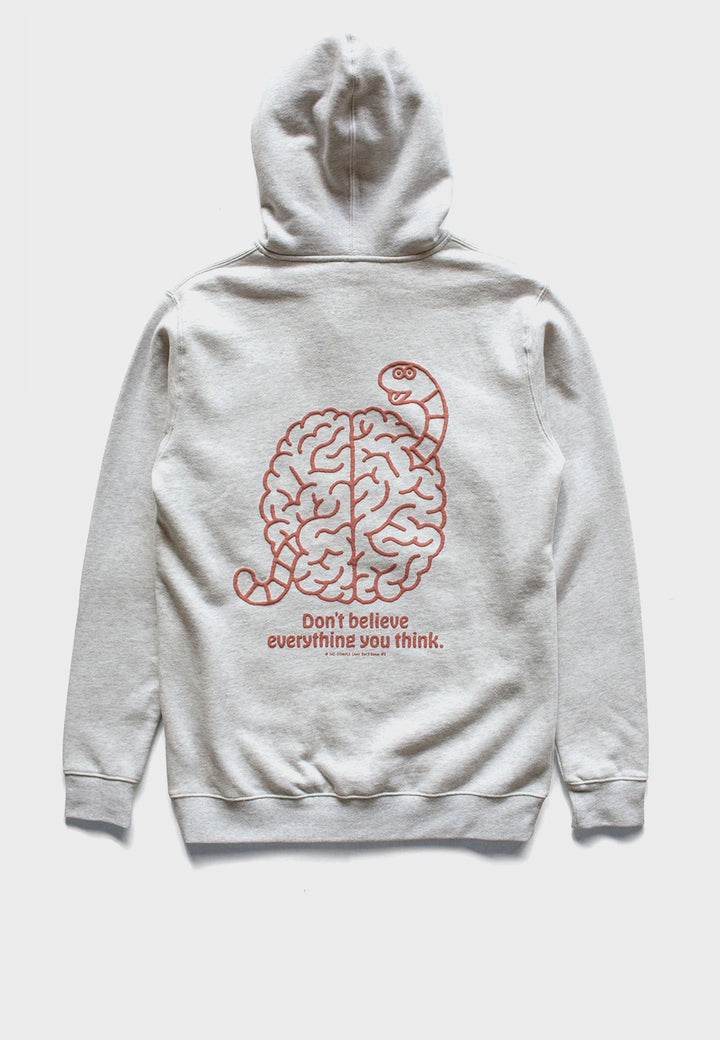 No Comply | Bad Brain hoodie - grey | Good As Gold, NZ