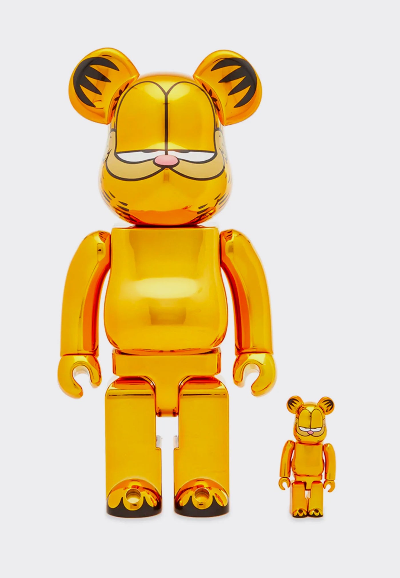 Medicom Toy | Buy Be@rbrick Garfield Gold Chrome - 100% + 400 ...