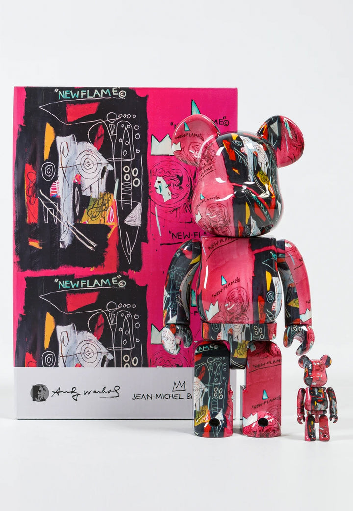 Be@rbrick Warhol x Basquiat #1 100%+400% Set