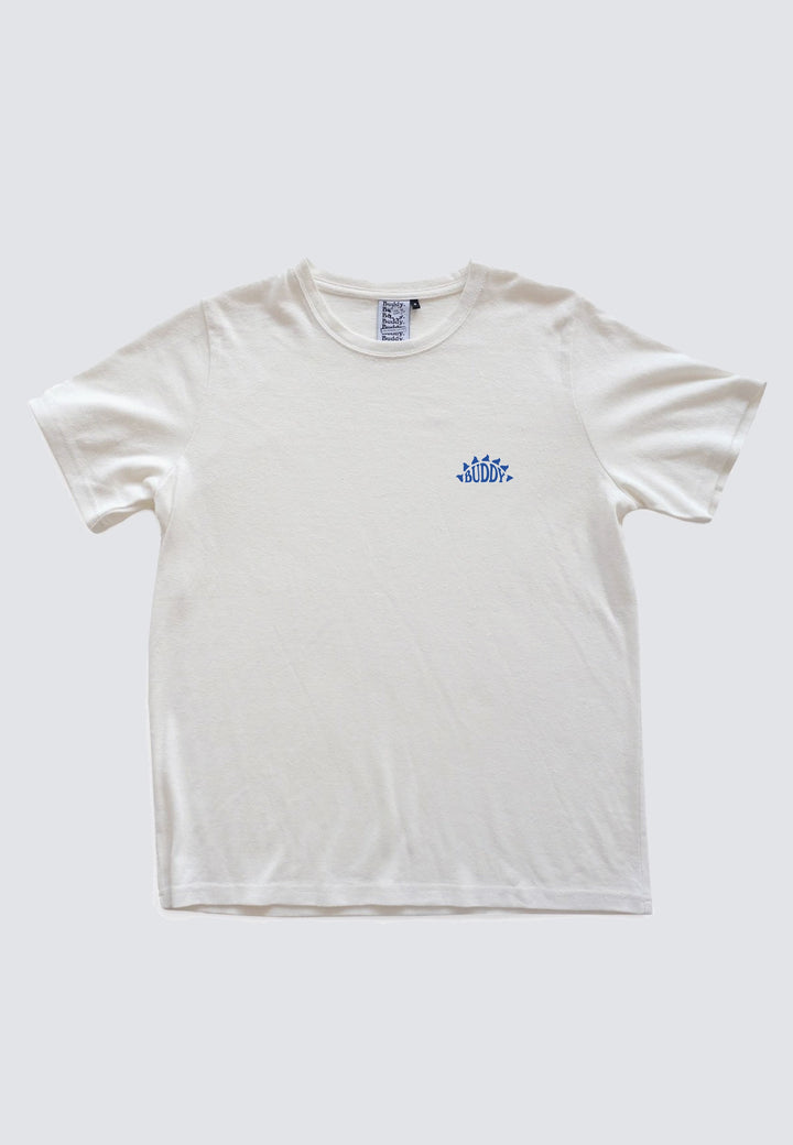 Rising Sun Logo T-Shirt - white/blue