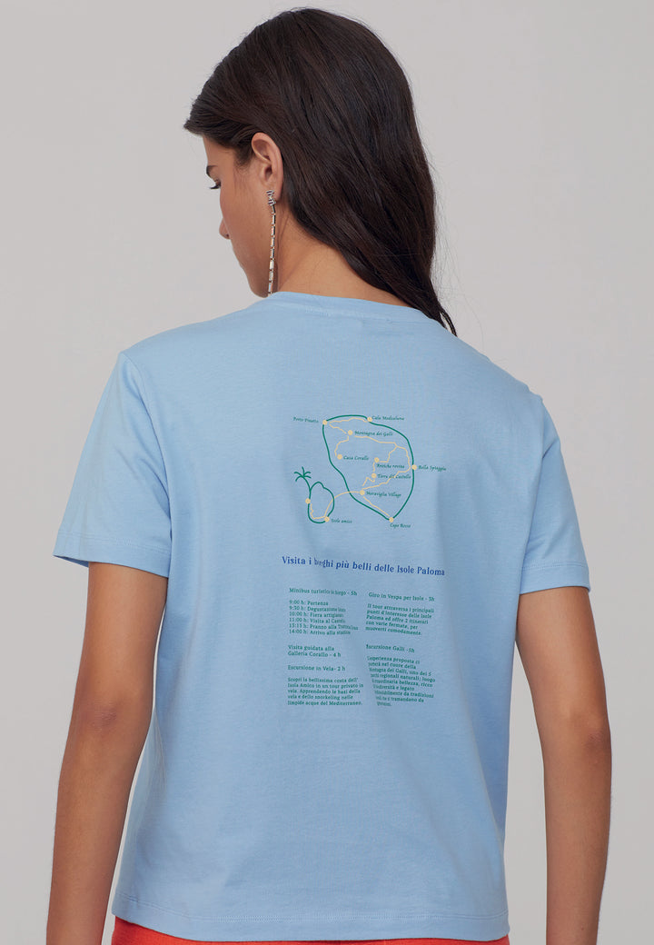 Souvenir PW Tours T-Shirt - extra light blue