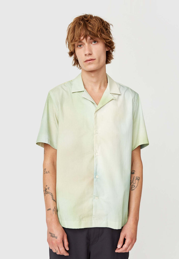 Brandon Shirt - green AOP