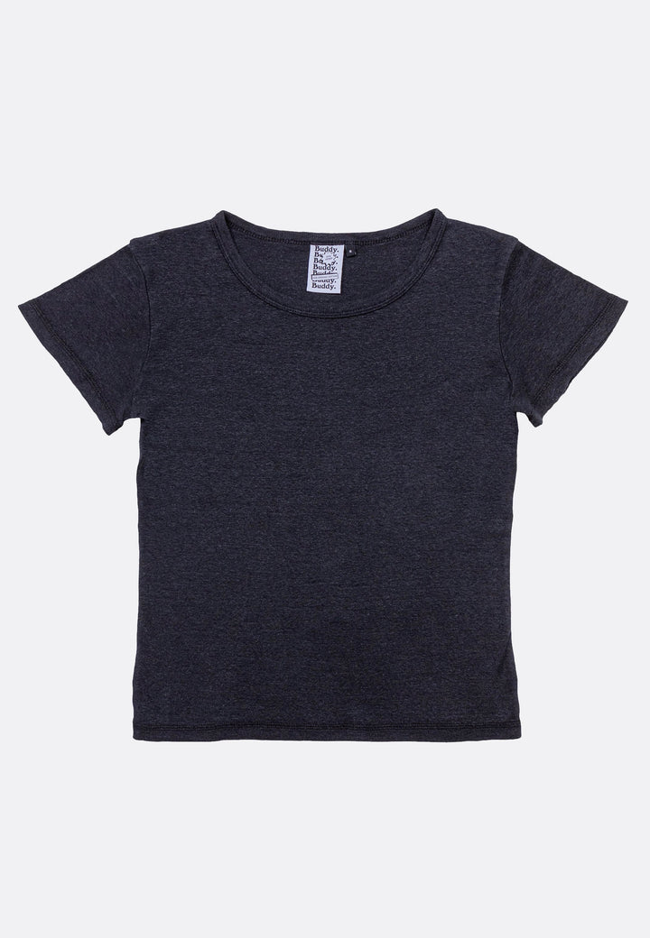 Light Rib Mini T-Shirt - Black