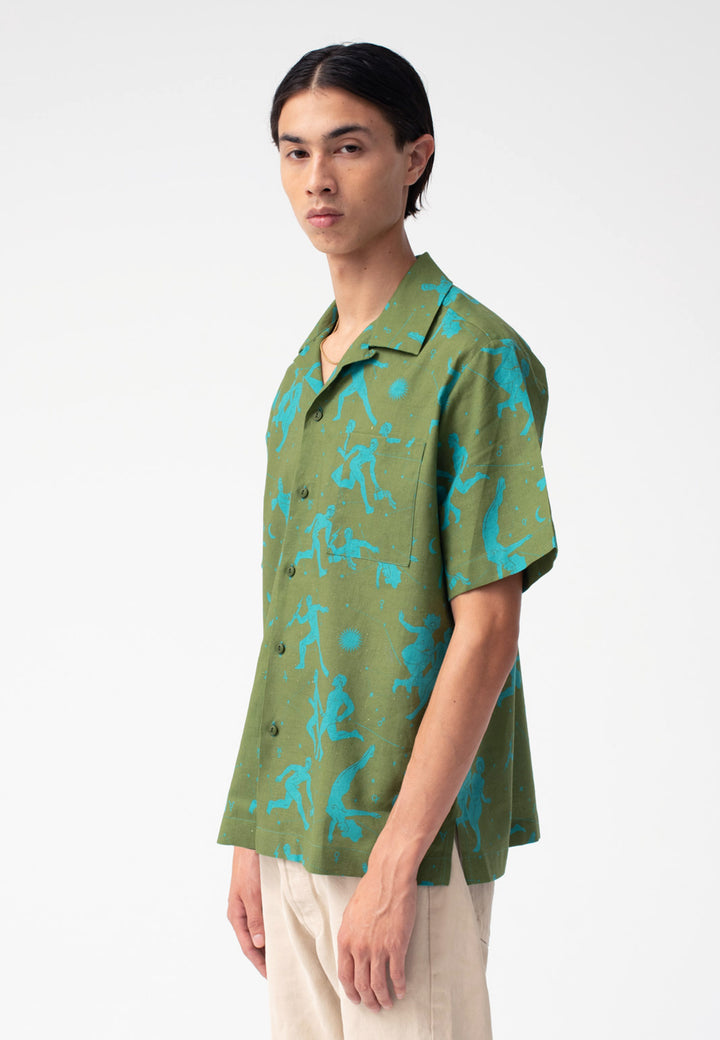 The Sighing Game Shirt - olive green