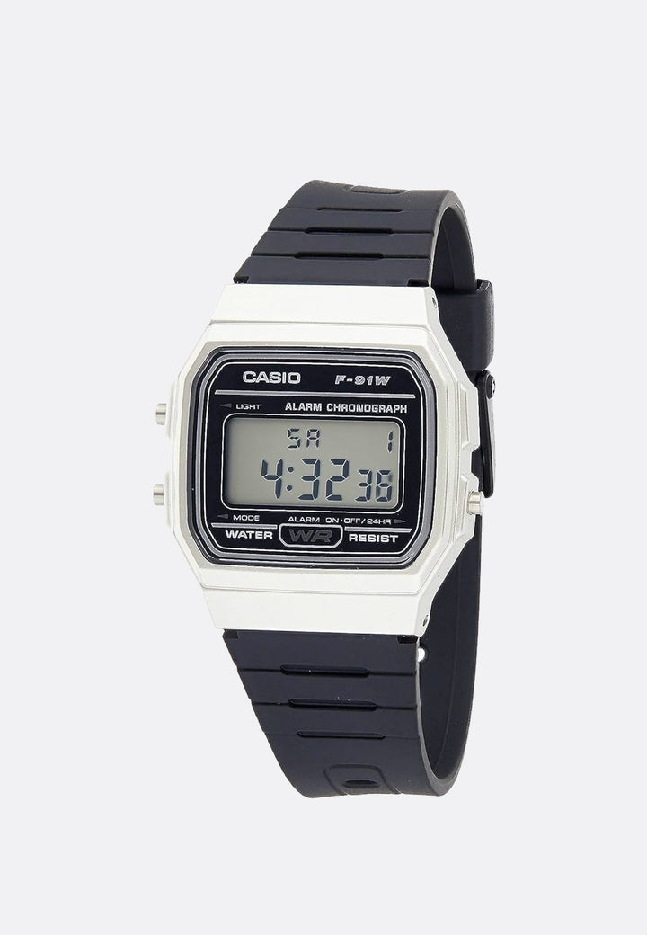 Digital Watch (F91WM-7A) - Retro Silver