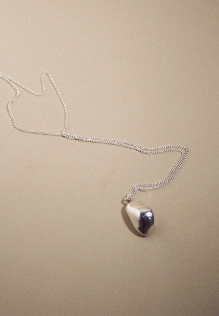 Bump Necklace -  silver