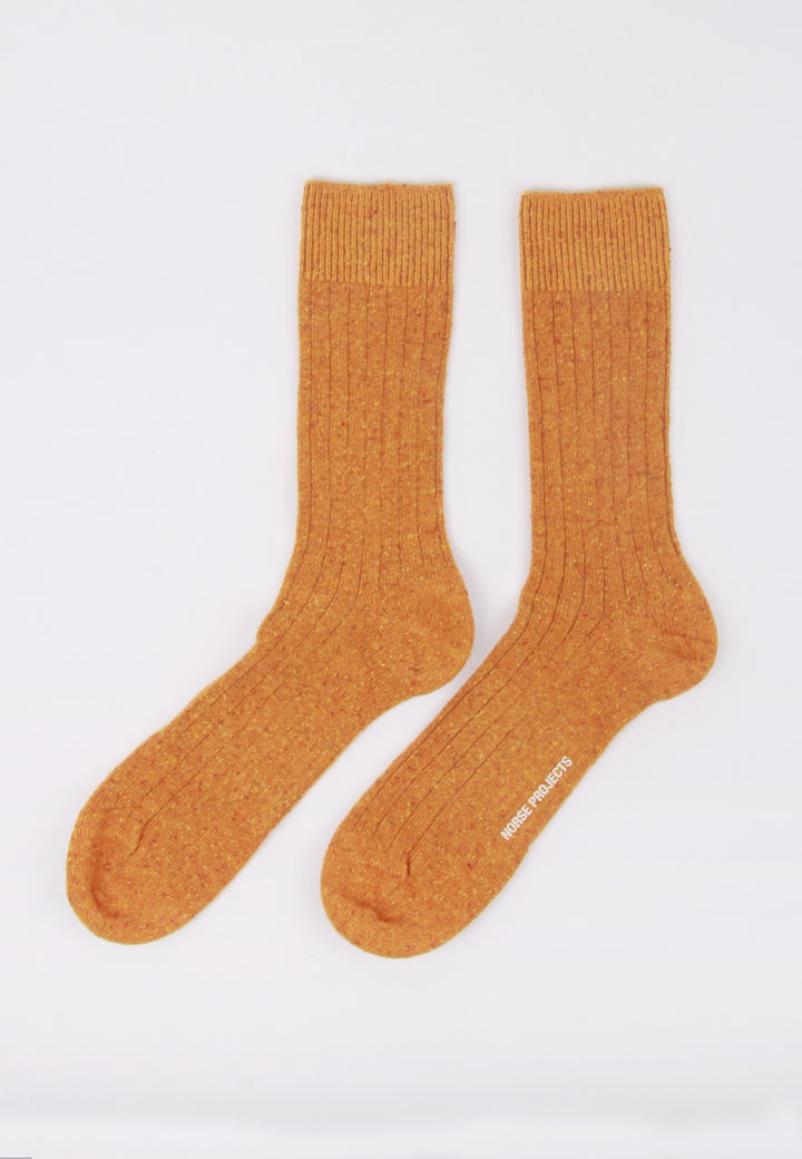 Bjarki Neps Socks - mustard yellow