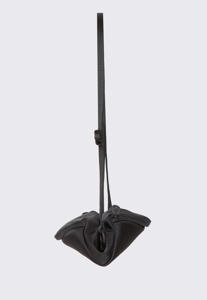 Medium Tara Sleek Nylon Bag - black