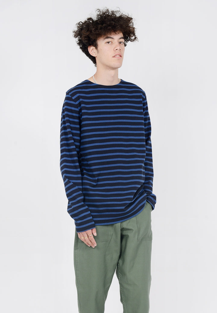 Norse Projects Godtfred Compact Long Sleeve T-Shirt - true blue - Good As Gold
