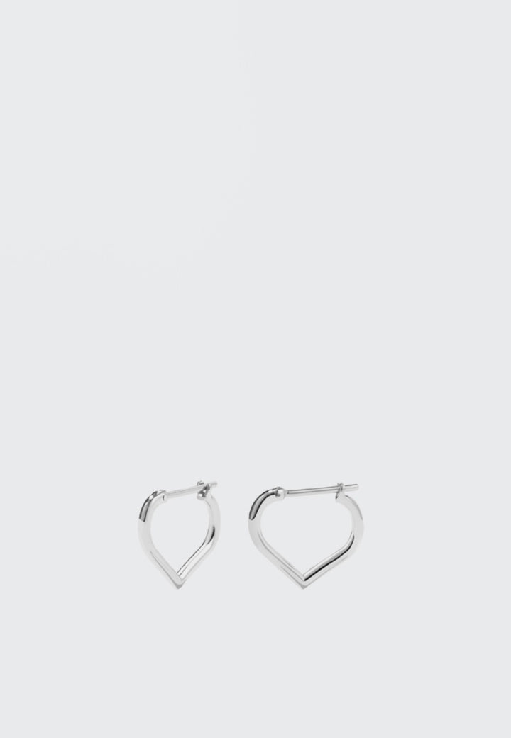 Meadowlark Love Hoop Earrings Small - silver - Good As Gold