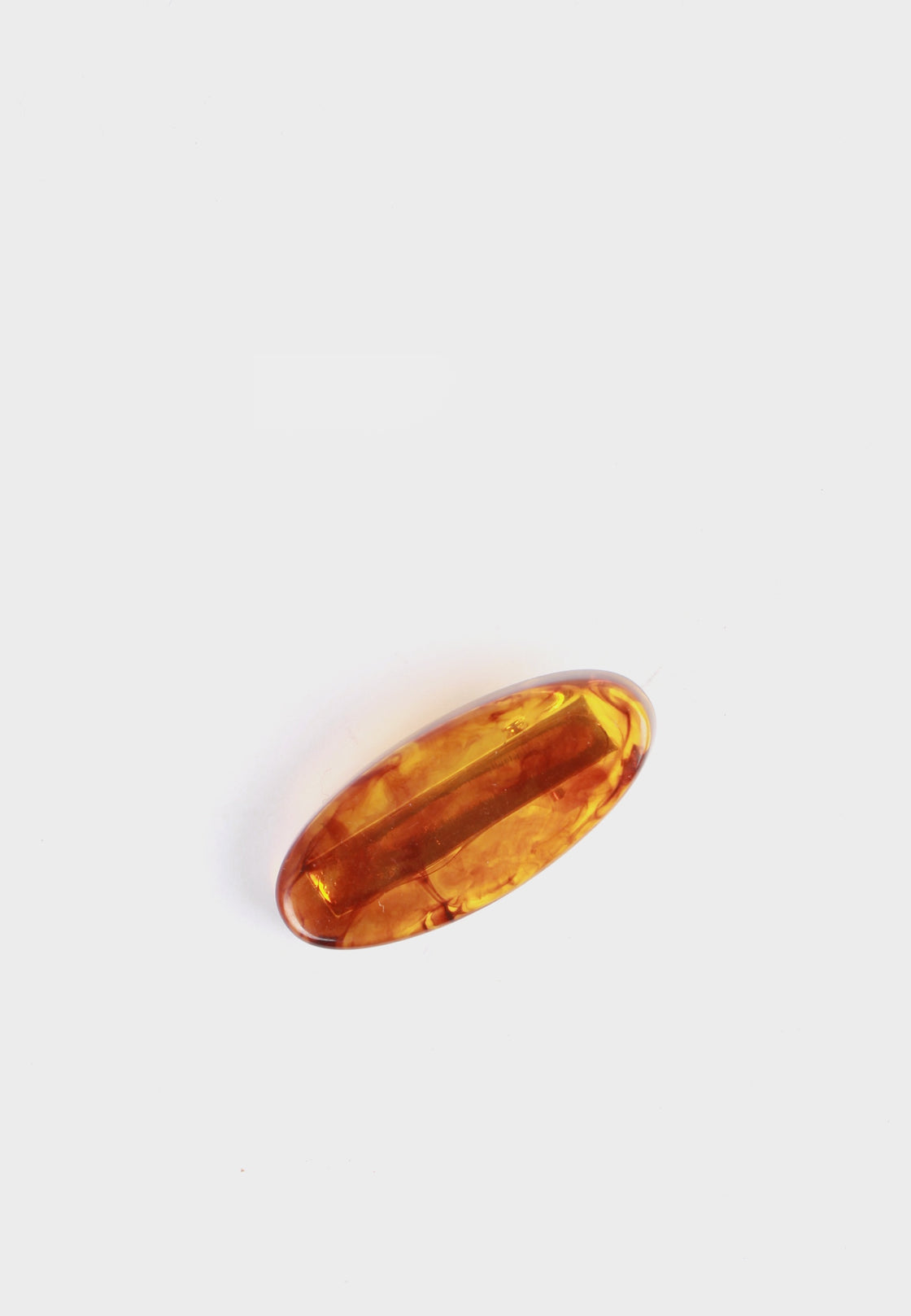 Slow Lane Maddy Small Oval Clip - Amber Smoke - Good As Gold