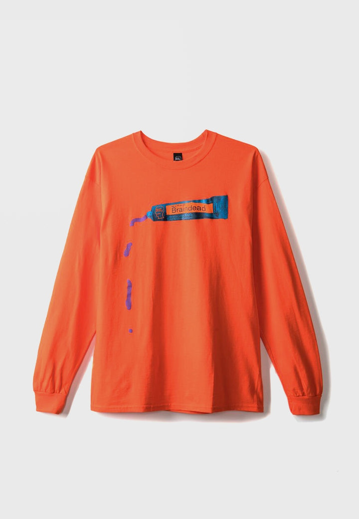 Ooze Long Sleeve T-Shirt - Emergency Orange