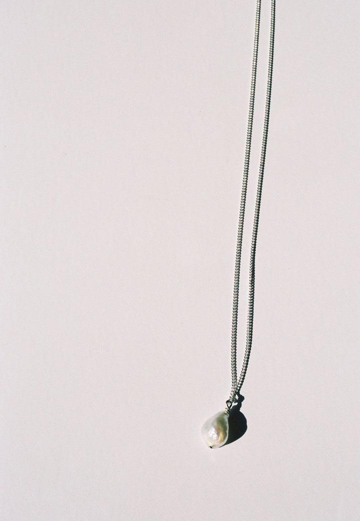 Mars | Betty Necklace - Silver/Pearl | Good As Gold, NZ