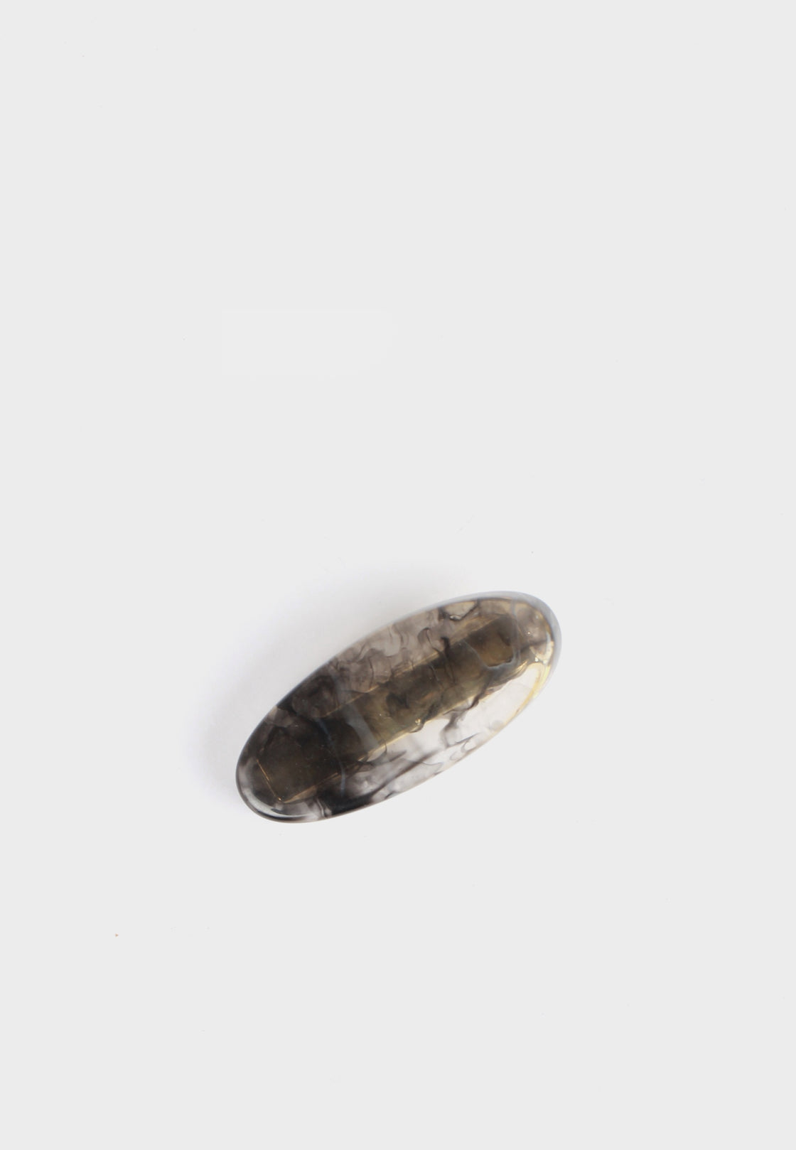 Slow Lane Maddy Small Oval Clip - Dark Smoke - Good As Gold
