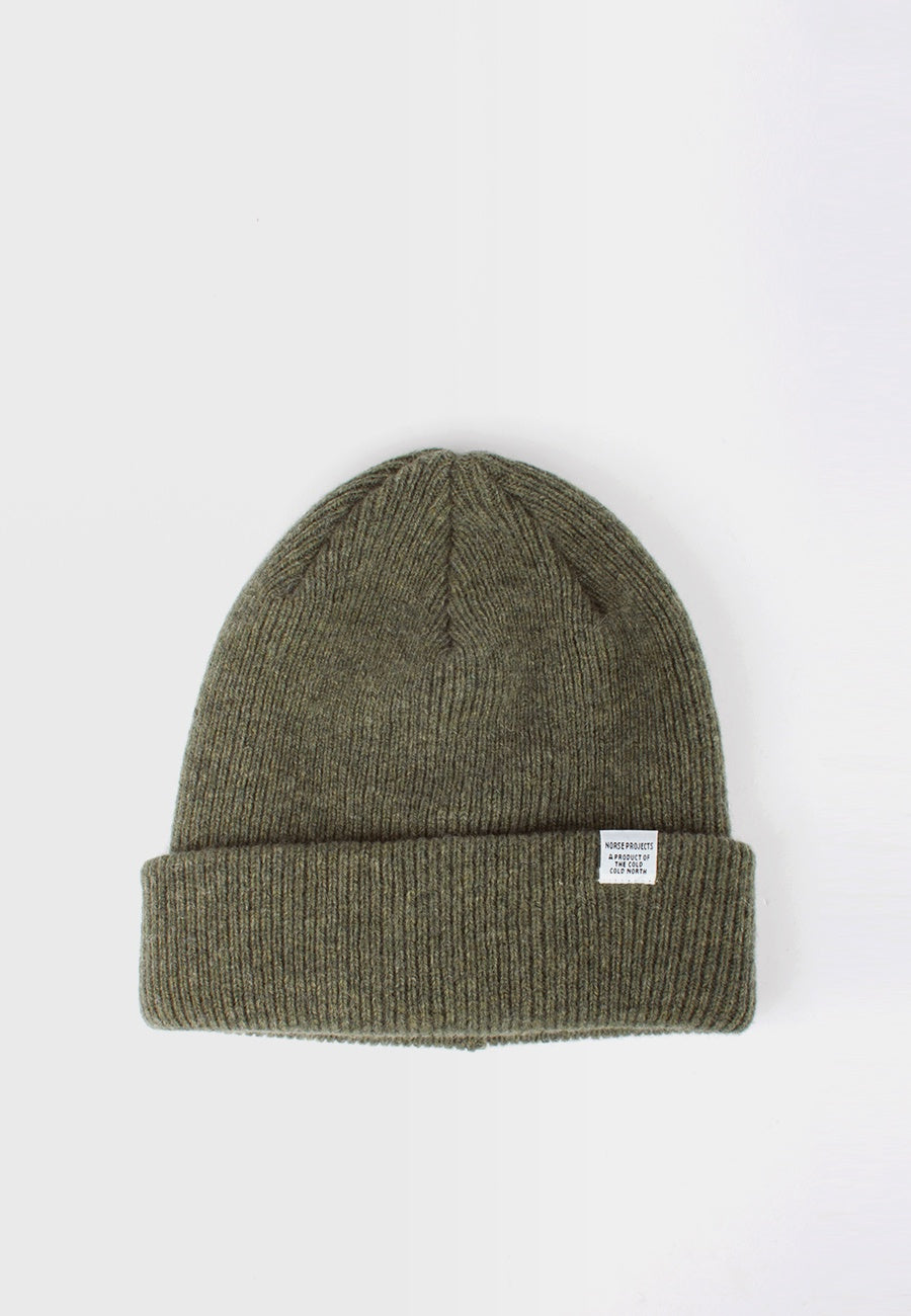 Norse Beanie - light olive