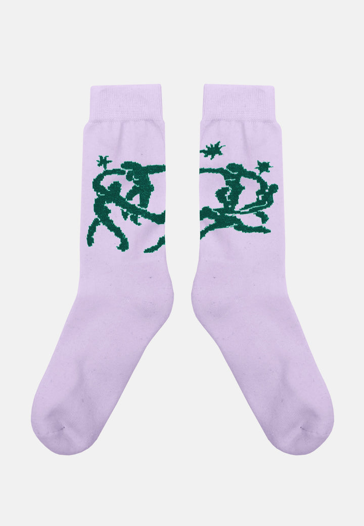 Foot Fetish Club Socks - lavender