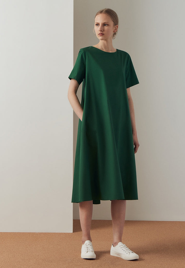 Triangle Dress - evergreen