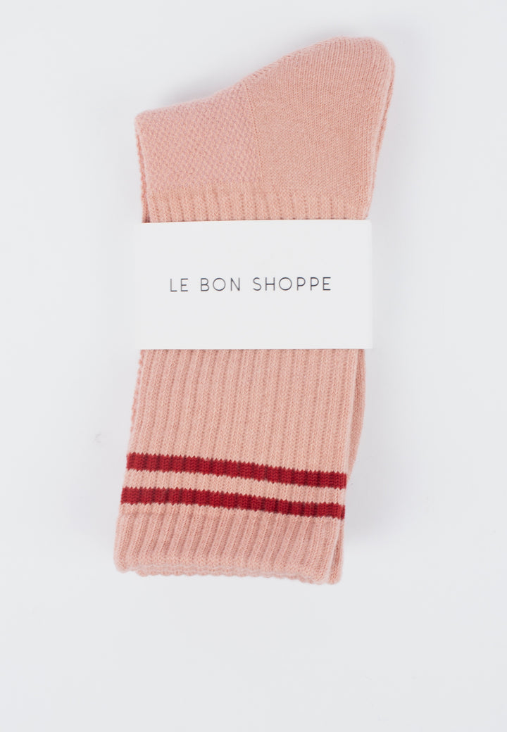 Le Bon Shoppe | Boyfriend Socks - Vintage Pink | Good As Gold, NZ